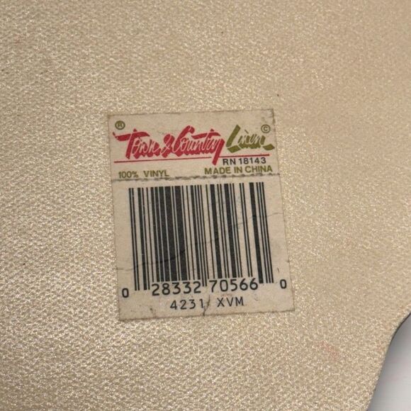 Vintage 90's Santa Placemat Christmas Town and Country Linen Vinyl 1994 - Picture 12 of 15